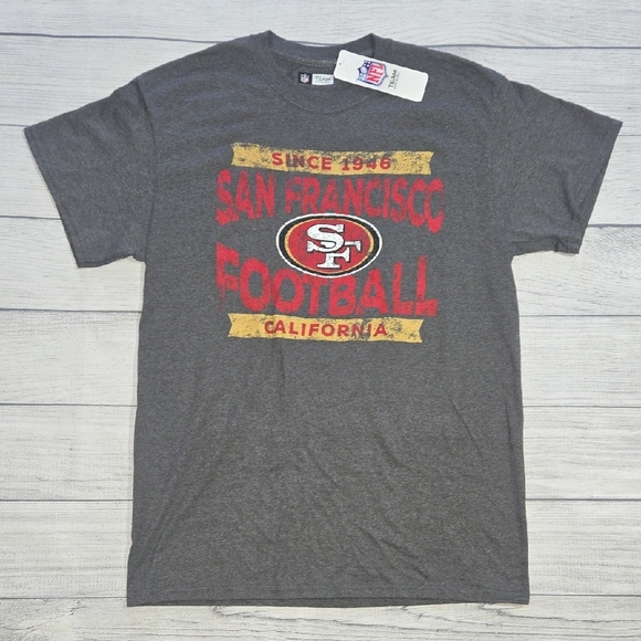NFL Other - NFL Men's San Francisco 49ers T-Shirt Gray/Gold/Red Size M NWT